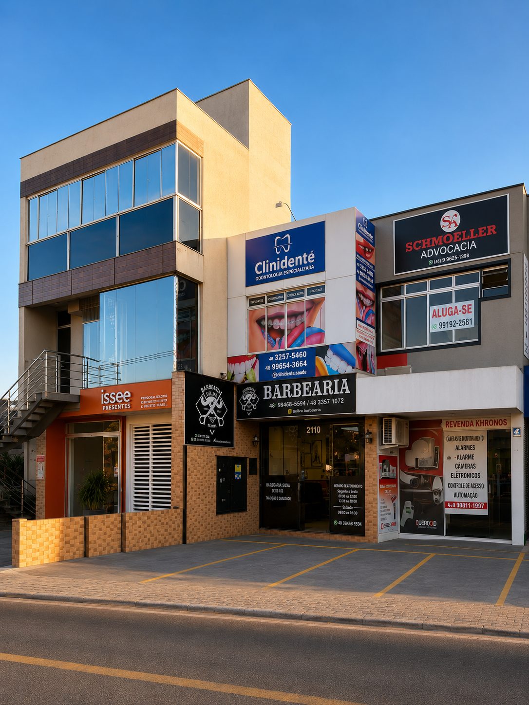 Fachada da Clinidente em Forquilhinhas, São José